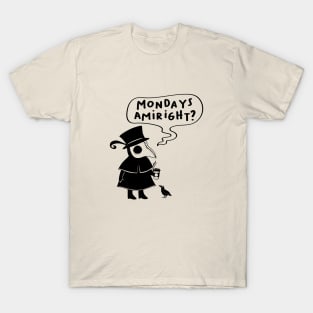 Monday Vibes Plague Doctor T-Shirt